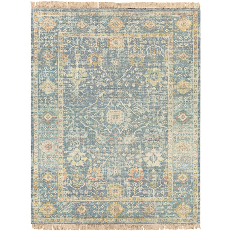 Livabliss Betsy Handmade Persian Floral Cotton Area Rug