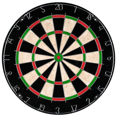 Toy Time 18-Inch Tournament Sized Dartboard - 18" x 18" x 1.6"