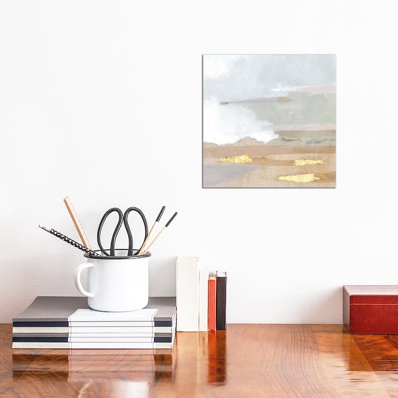 iCanvas "Abstract Coastland I" by Victoria Borges Canvas Print - 12x12x0.75
