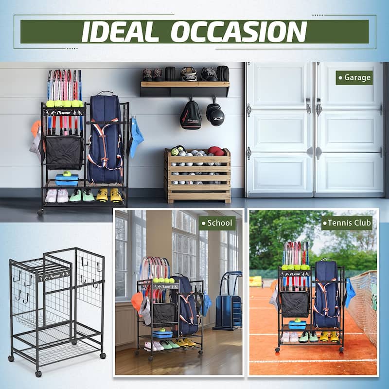 Sport Equipment Rack Garage and Home Organizer