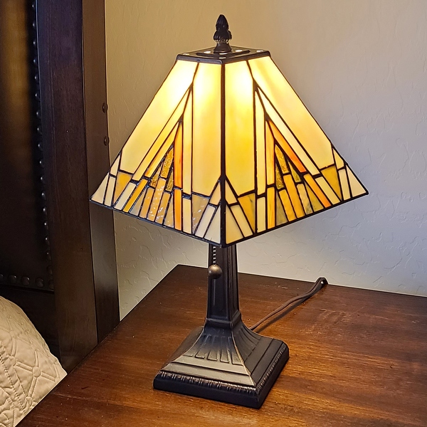 Tall orange lamp cheap