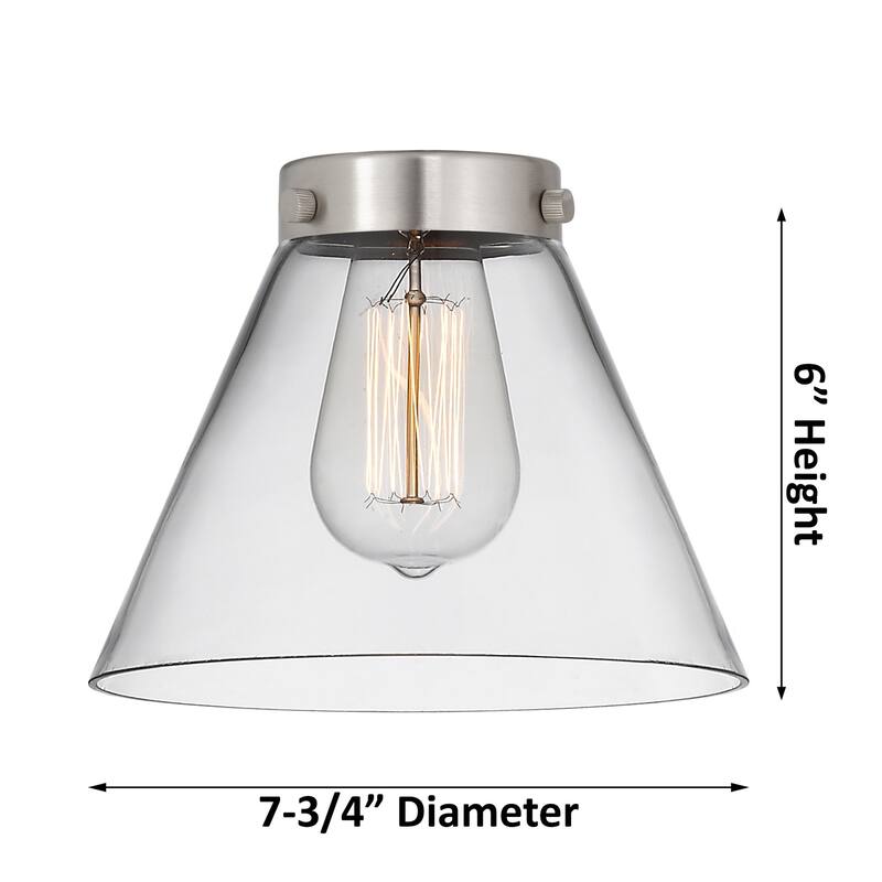 Innovations Lighting Large Cone 8" Wide Mini Pendant - Cord Hung