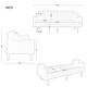 preview thumbnail 41 of 54, BSHTI 73" Convertible Velvet Futon Sofa Bed