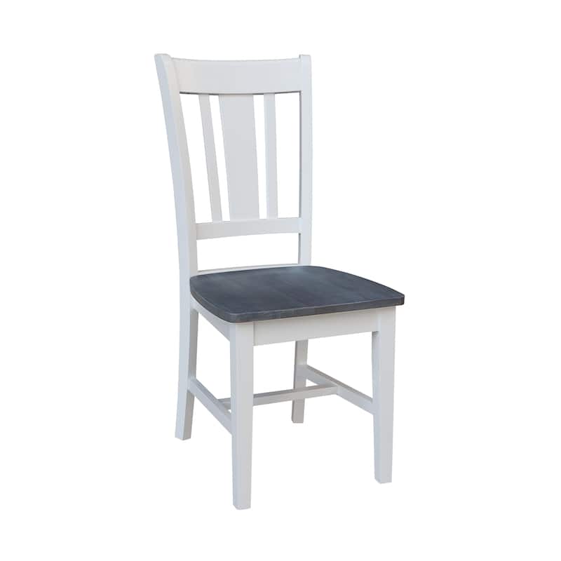 International Concepts Solid Wood San Remo Splatback Chairs - Set of 2