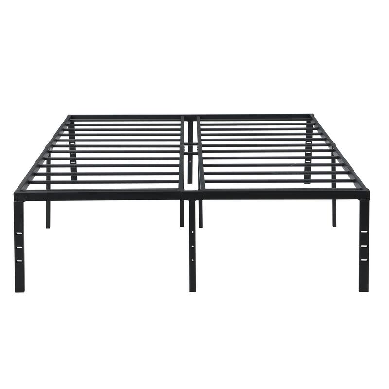 Anmytek Twin Size Heavy Duty Metal Bed Frame Sturdy No Noise Quick Assembly Black