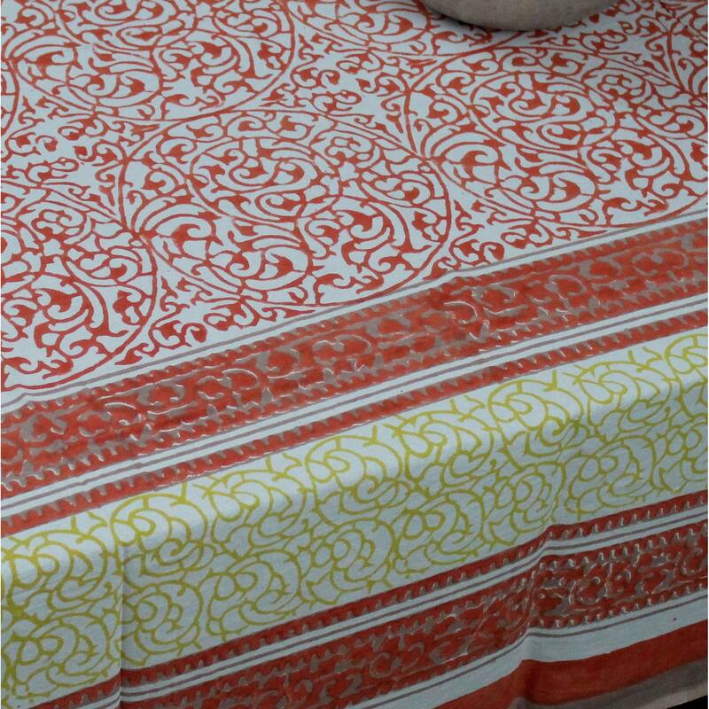 Cotton Floral Paradise Tablecloth Rectangle