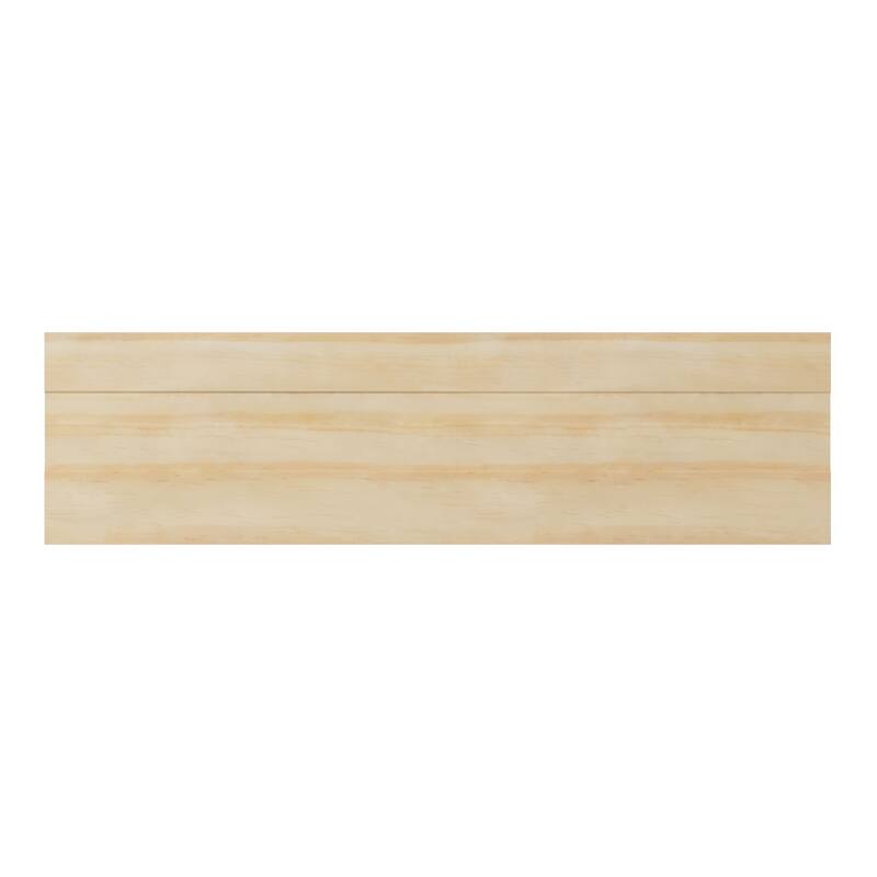 WM713: 9/16-in D x 3-1/4-in W x 96-in L Americraft Solid Hardwood Stain Grade Modern Base Moulding