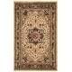 preview thumbnail 16 of 135, SAFAVIEH Lyndhurst Feryal Traditional Oriental Medallion Rug 3'3" x 5'3" - Beige/Black