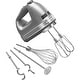 preview thumbnail 4 of 19, KitchenAid 9-Speed Hand Mixer with Turbo Beater II Accessories Silver