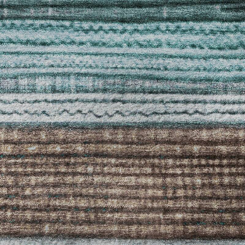 Premium Washable Super Soft Ombre Stripe Mayfield Rug