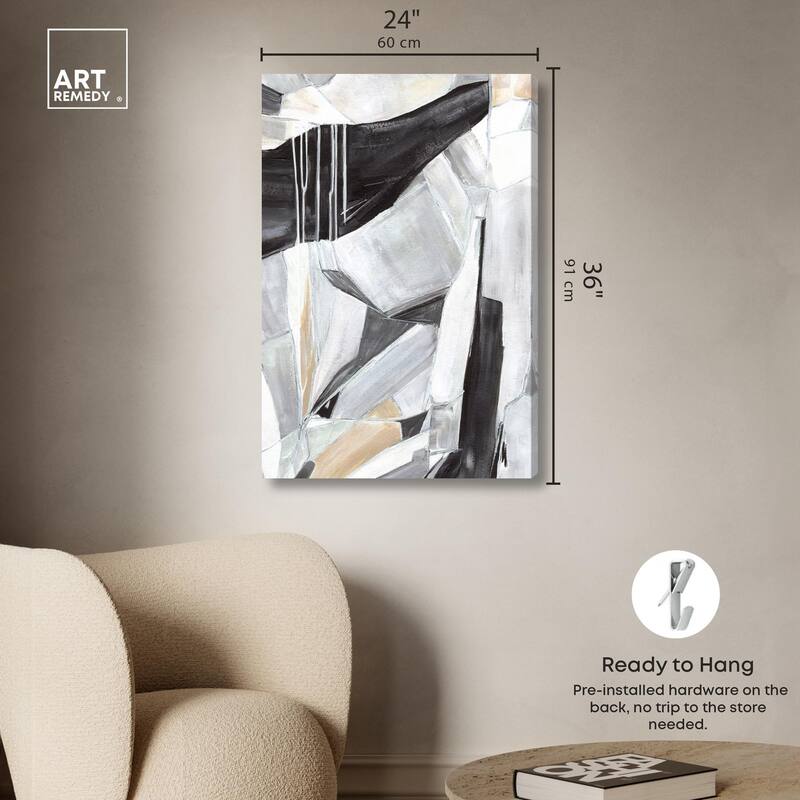 A Lonely Walk Canvas by Art Remedy, Gallery Wrapped
