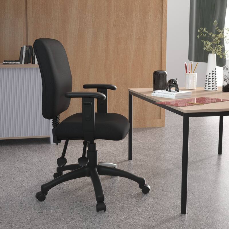 Boss Multi-Function Task Chair with Adjustable Arms