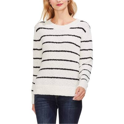 Vince Camuto Womens Chenille Stripe Pullover Sweater