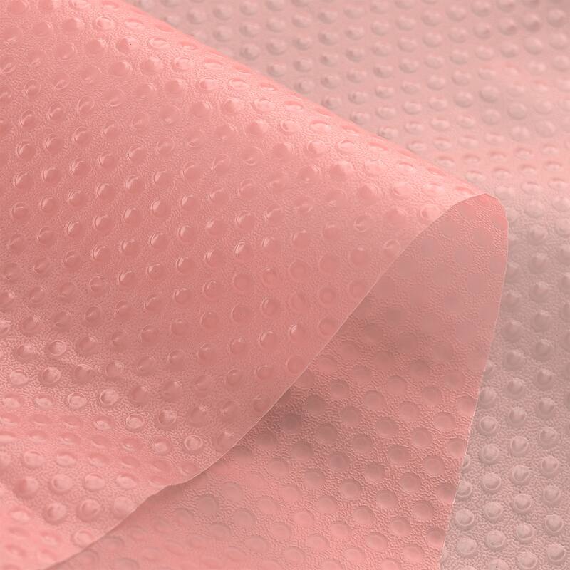 Dots Embossed Peva Shower Curtain Liner Embossed with Magnets