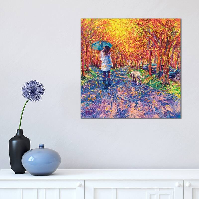 iCanvas "Windy White Coats" by Iris Scott Canvas Print - 18x18x1.5