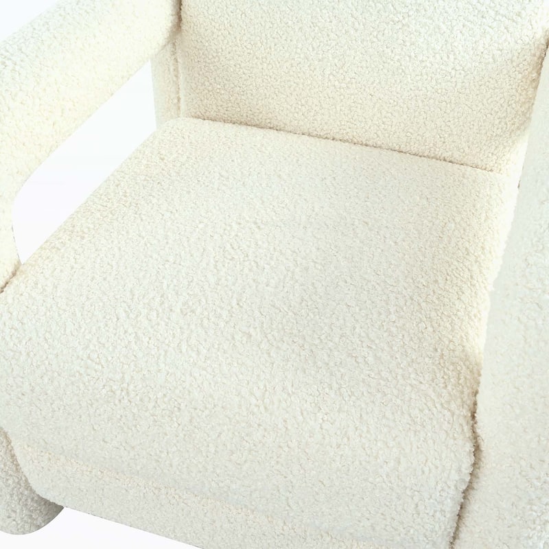 Upholstery Recliner Armchair with Adjustable Backrest for Comfortable Living Room Seating