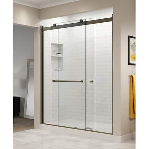 Basco Basco Rotolo 70" High x 56" Wide Bypass Semi-Frameless Shower