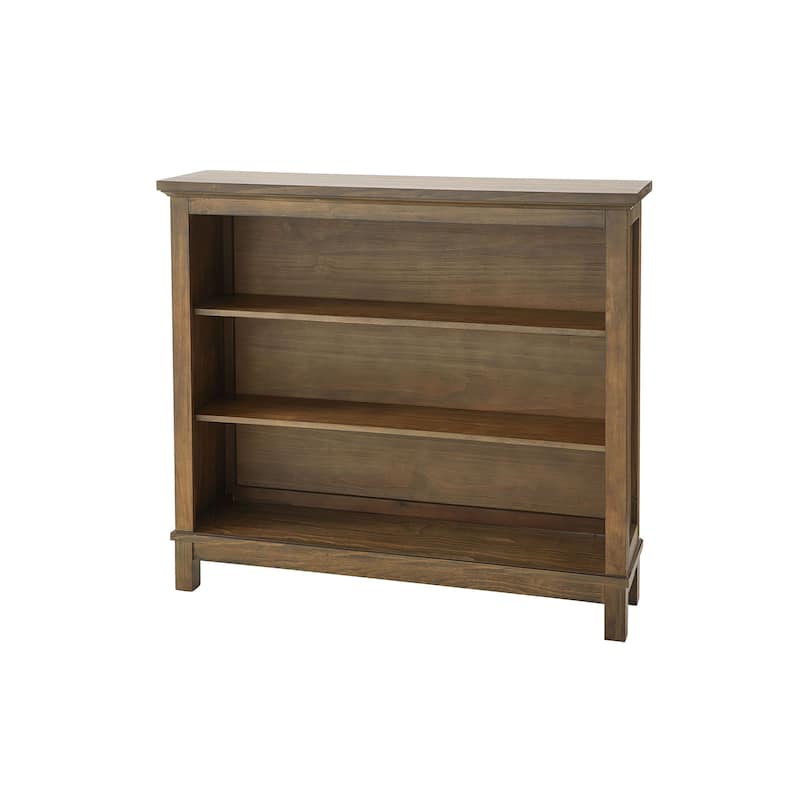Westfield 56" Wide Traditional Hutch/Bookcase, Harvest Brown