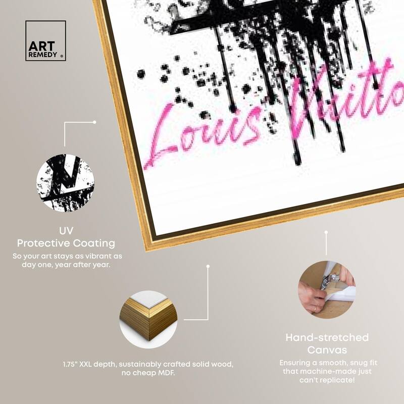 Doll Memories - Louis Drip Canvas by Art Remedy