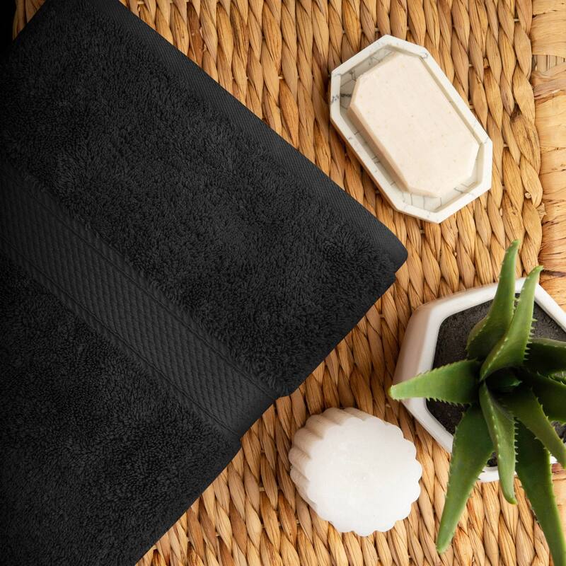 Superior Egyptian Cotton Pile Heavyweight Bath Towel Set of 2