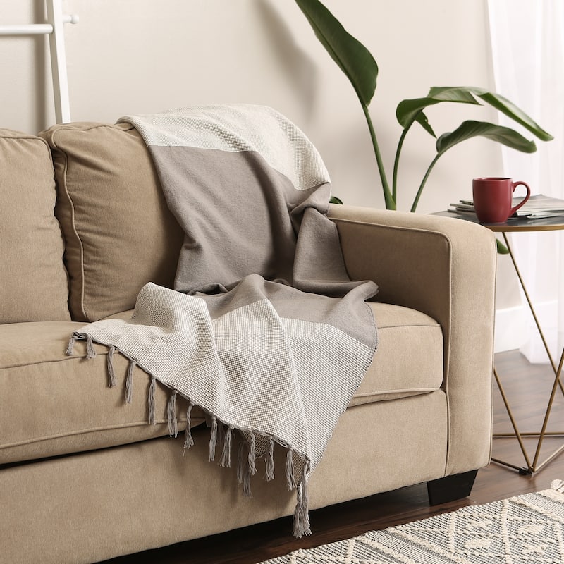Urban Cityscape Border Throw 50x60
