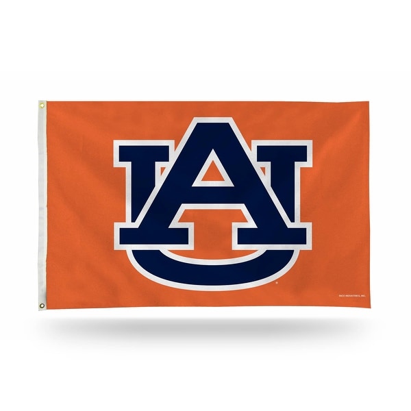 3' x 5' Orange and Blue College Auburn Tigers Rectangular Banner Flag - N/A
