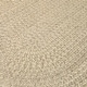 preview thumbnail 7 of 10, 100% ALL - NATURAL Wool Woven Tweed Indoor Area Rug 1' 8" x 2' 6" - Light Grey