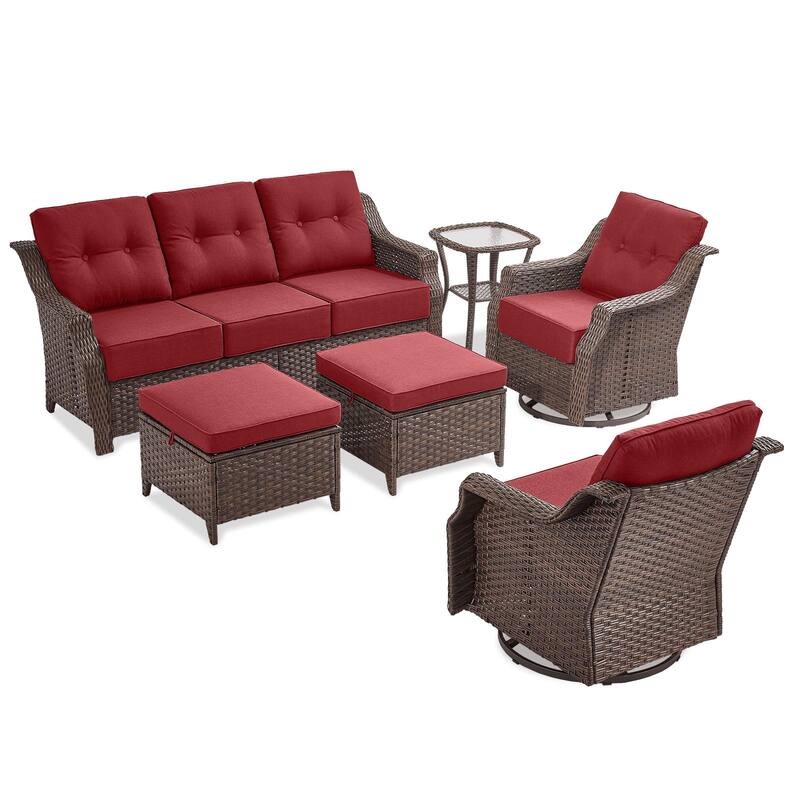 Outdoor Wicker Rattan Sofa Set for Garden
