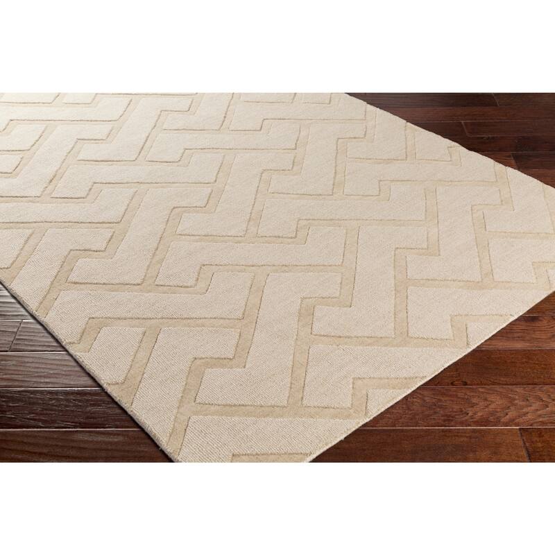 Hand-Loomed Ridgeway Wool Area Rug