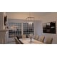 preview thumbnail 2 of 5, Luxury Modern Farmhouse Pendant Light, 32"H x 20"W, with English Country Style, Brushed Nickel Finish by Urban Ambiance