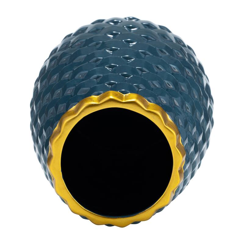 Sagebrook Home Modern Textured Ceramic Vase