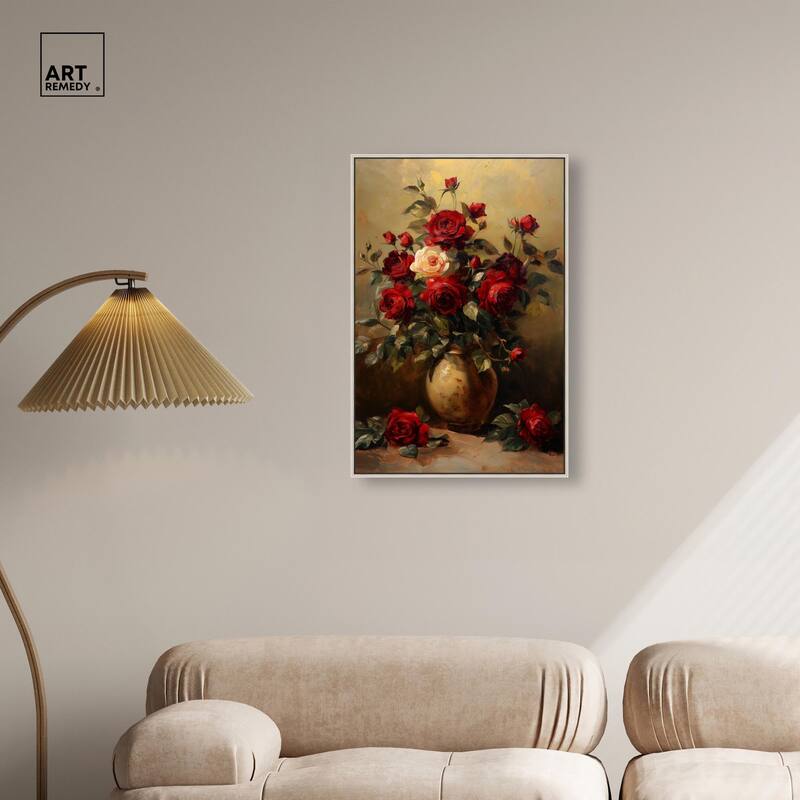 Lavish Lily Lament Canvas by Art Remedy