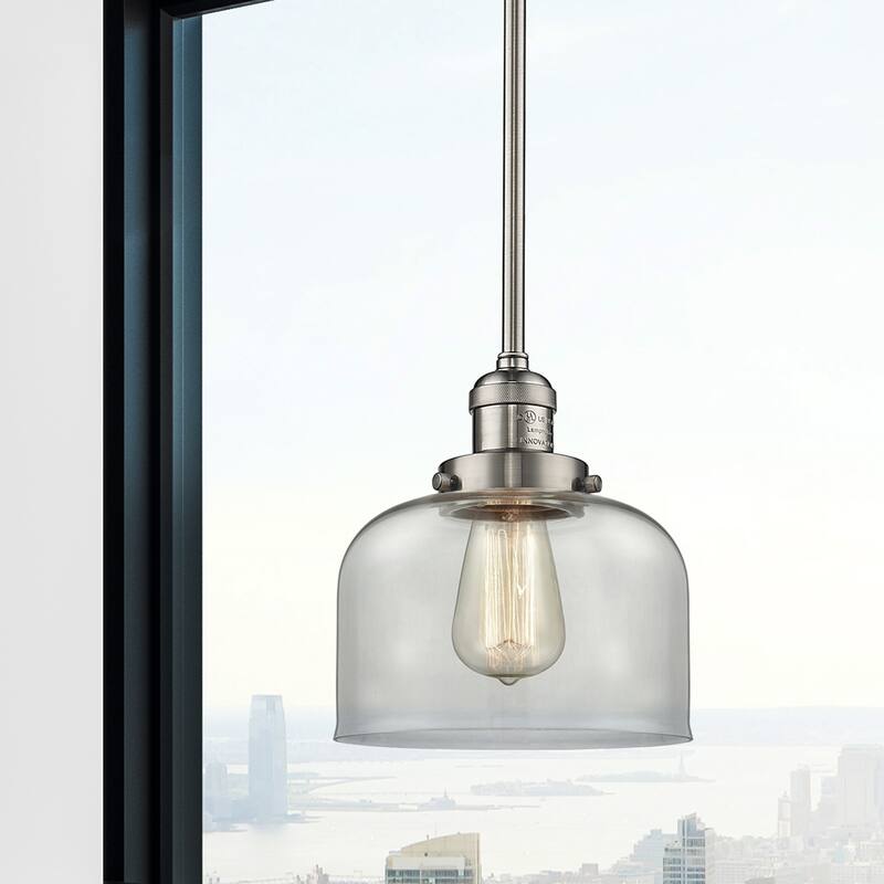 Innovations Lighting Franklin Restoration Bell - 1 Light 8" Stem Hung Mini Pendant