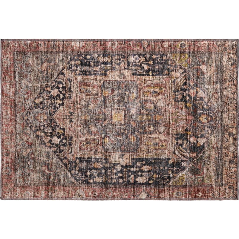 Premium Washable Super Soft Vintage Traditional Mayfield Rug
