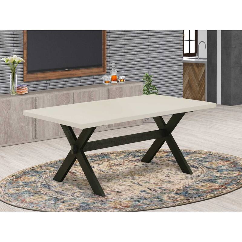 Contemporary End Table - 24" Square Chic Side Table - Modern Sofa Table with Solid Wood Frame - 40