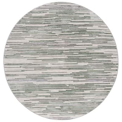 SAFAVIEH Orchard Limor Contemporary Striped Rug - 6'7" Round