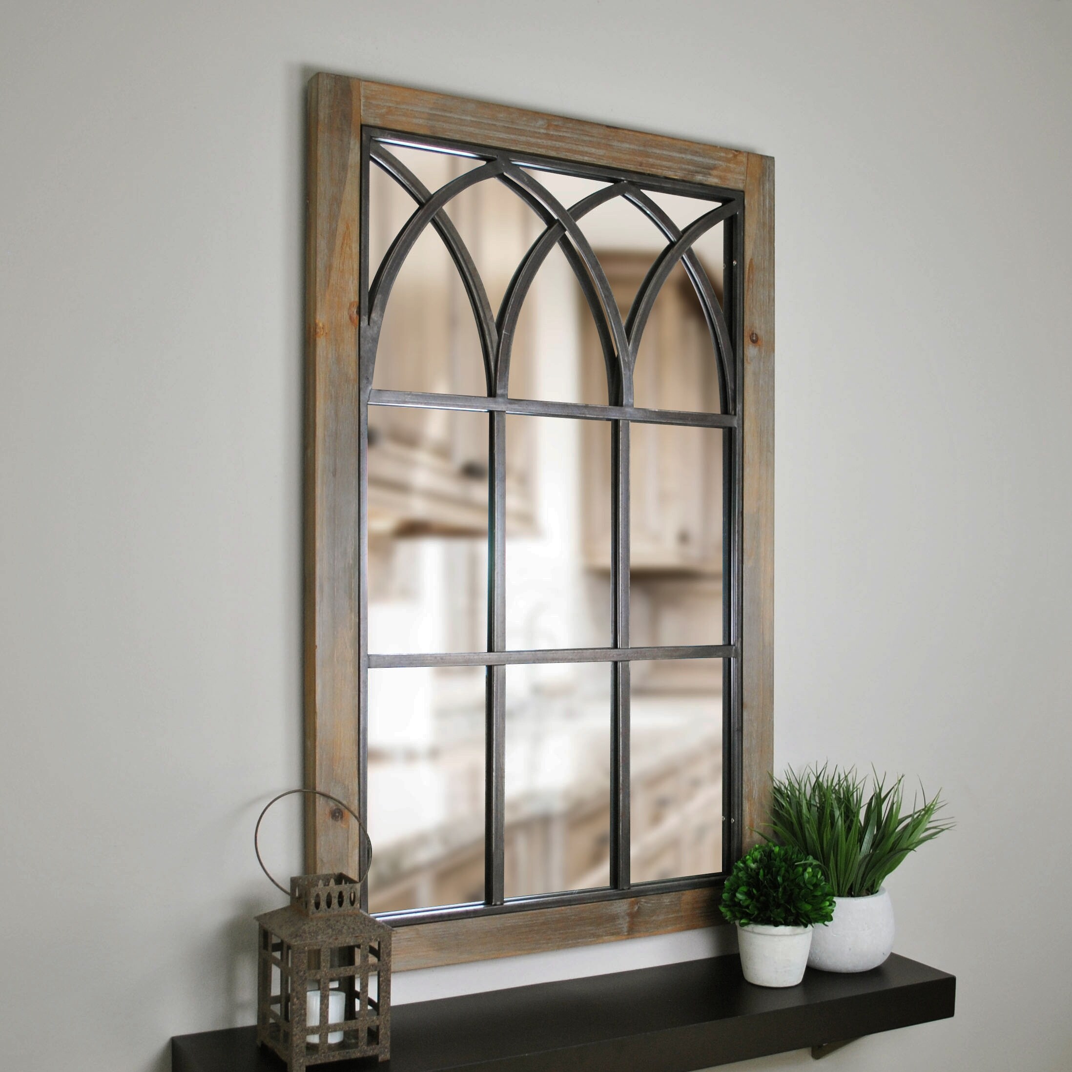 Shop Firstime Co Grandview Arched Farmhouse Window Mirror
