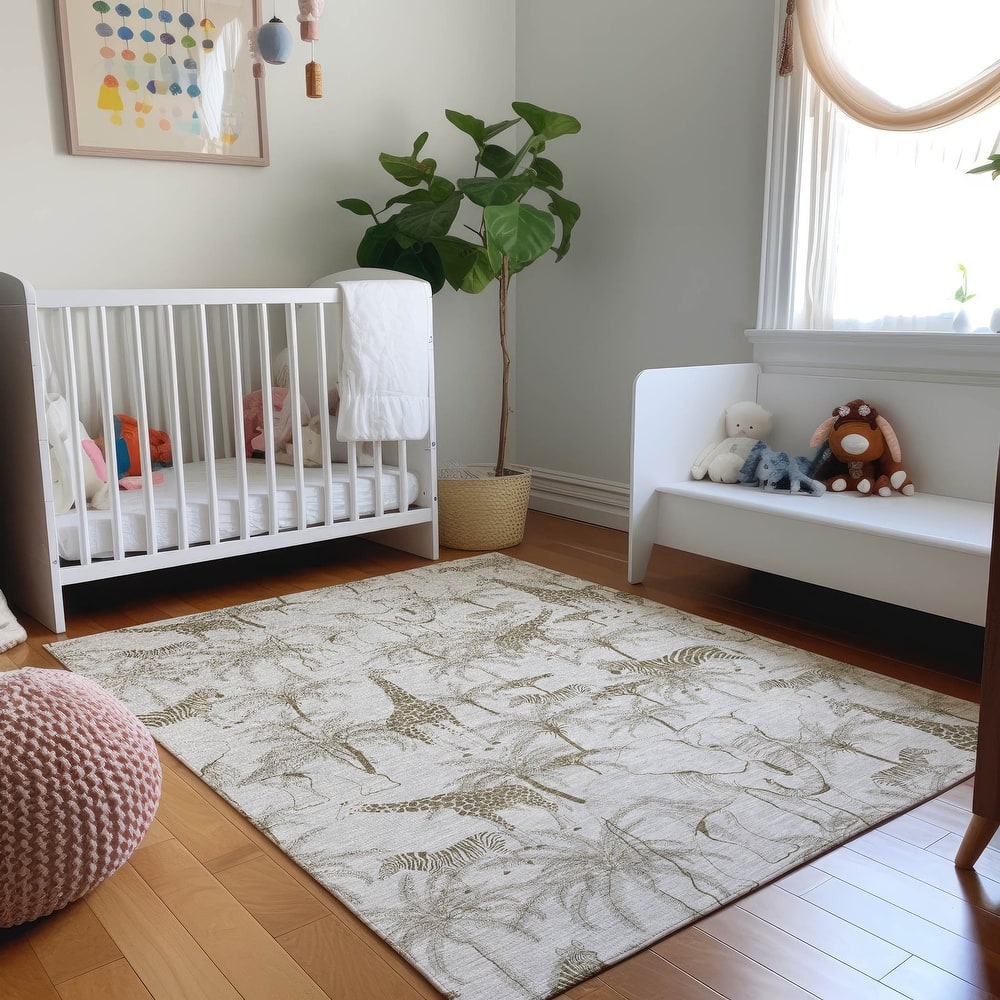 Premium Washable Super Soft Safari Mayfield Rug