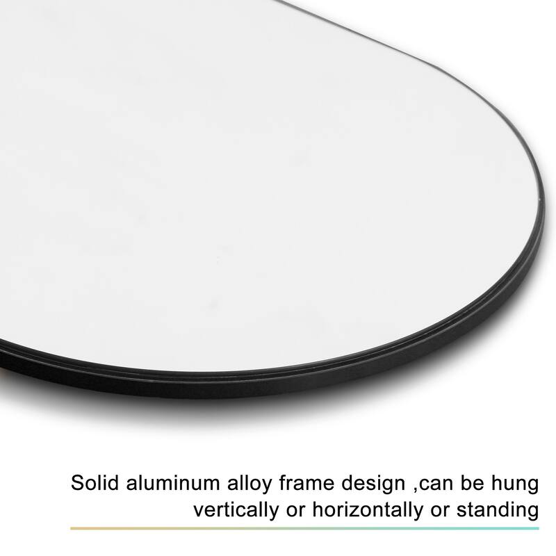 Arched Mirror Full-length Floor Mirror with Standing