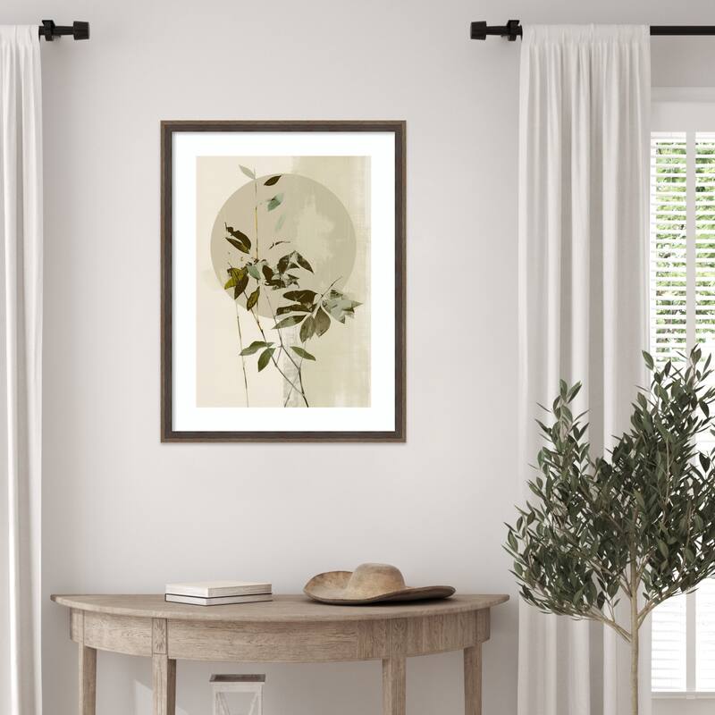 Whispering Leaves by Treechild Wood Framed Wall Art Print