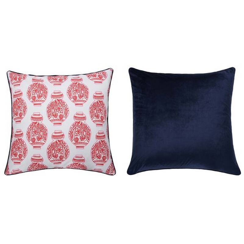 Dann Foley Velvet Double Sided Pillow