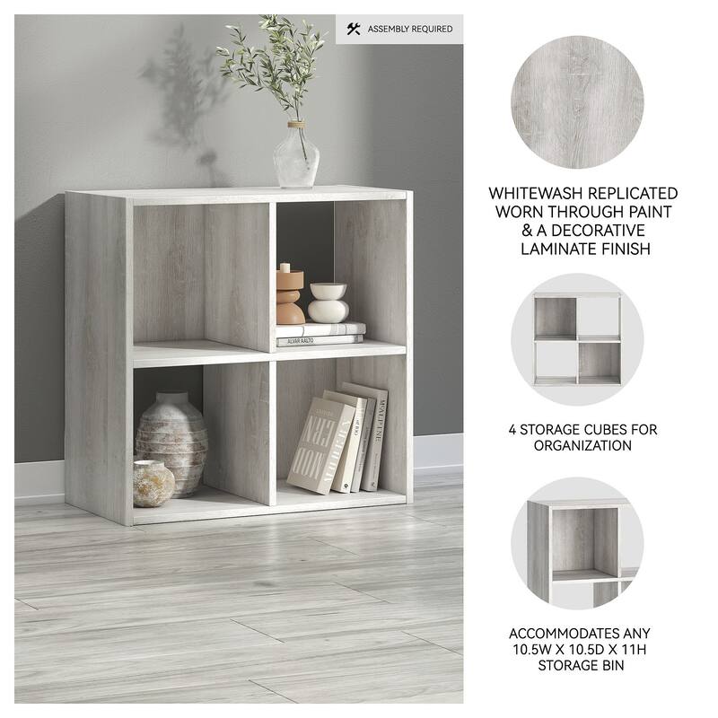 Signature Design by Ashley Paxberry Woodgrain Cube Organizer
