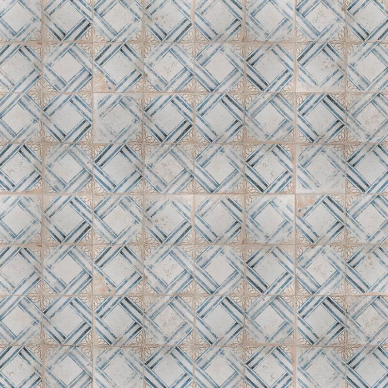 Merola Tile Kings Root Lattice 17-5/8" x 17-5/8" Ceramic Floor and Wall Tile