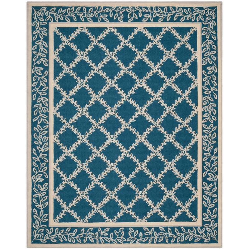 SAFAVIEH Handmade Chelsea Kimber Trellis French Country Wool Rug