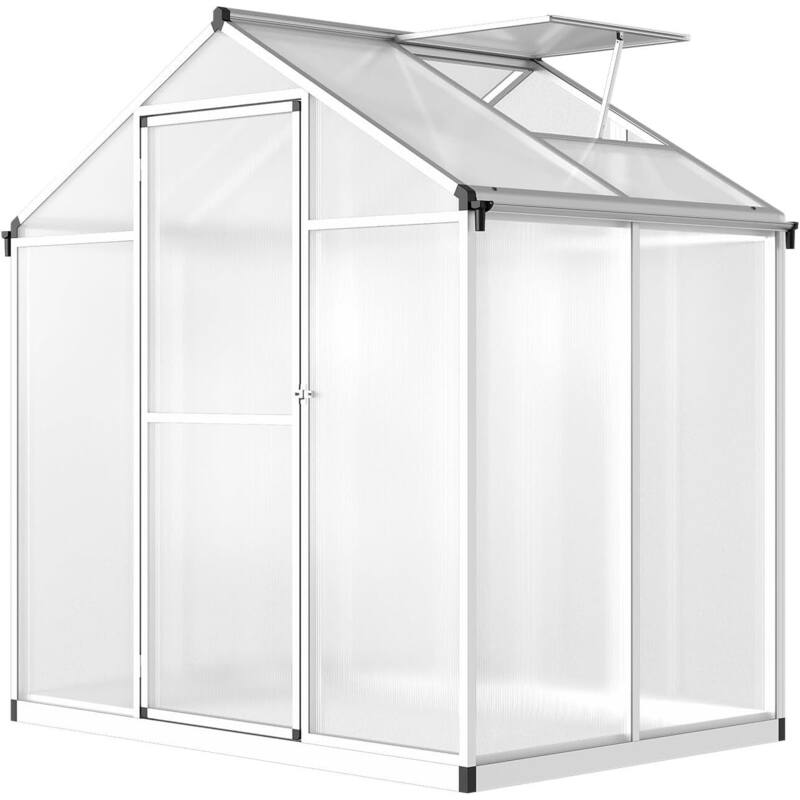 Greenhouse for Outdoors with Quick Structure, Aluminum Alloy - 4*6.25FT