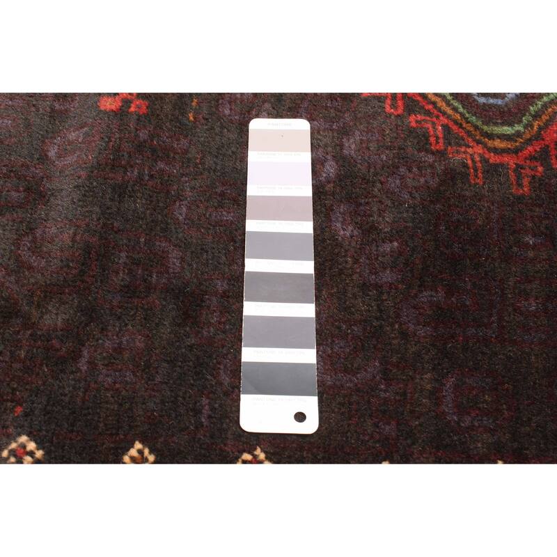 ECARPETGALLERY Hand-knotted Teimani Dark Grey Wool Rug - 3'8 x 6'5