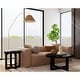 preview thumbnail 6 of 16, Christie Round Bayur Wood Coffee Table by East at Main - 36x36x18