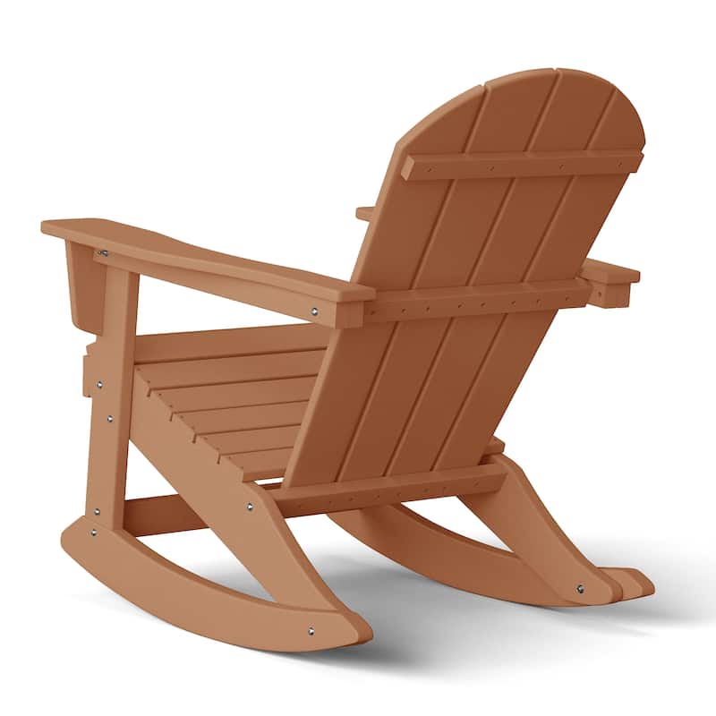 Polytrends Laguna Hdpe All Weather Outdoor Patio Rocking Chair