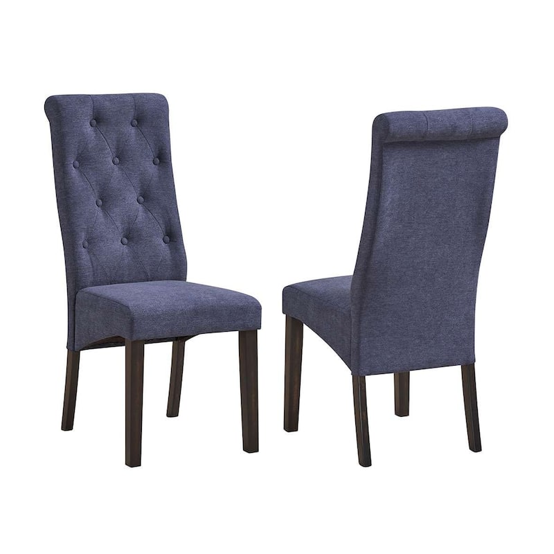 Parsons Dining Chair, Blue, Set of 2 Chairs