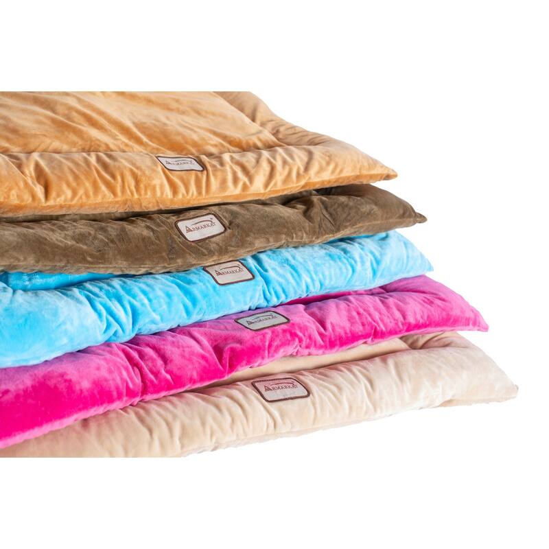 Pet Bed Mat, Dog Crate Soft Pad With Poly Fill Cushion